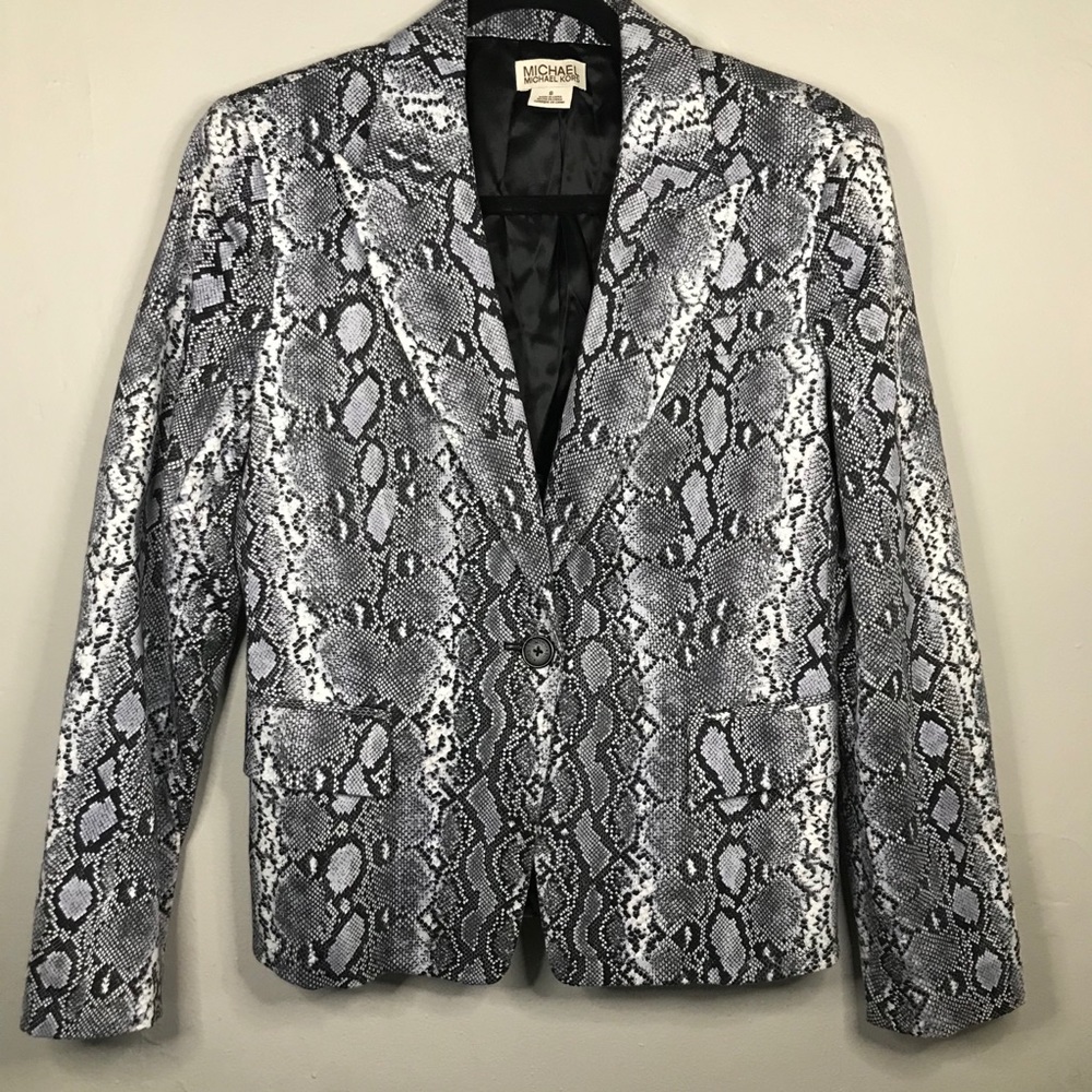 Michael Kors Snake Print Blazer